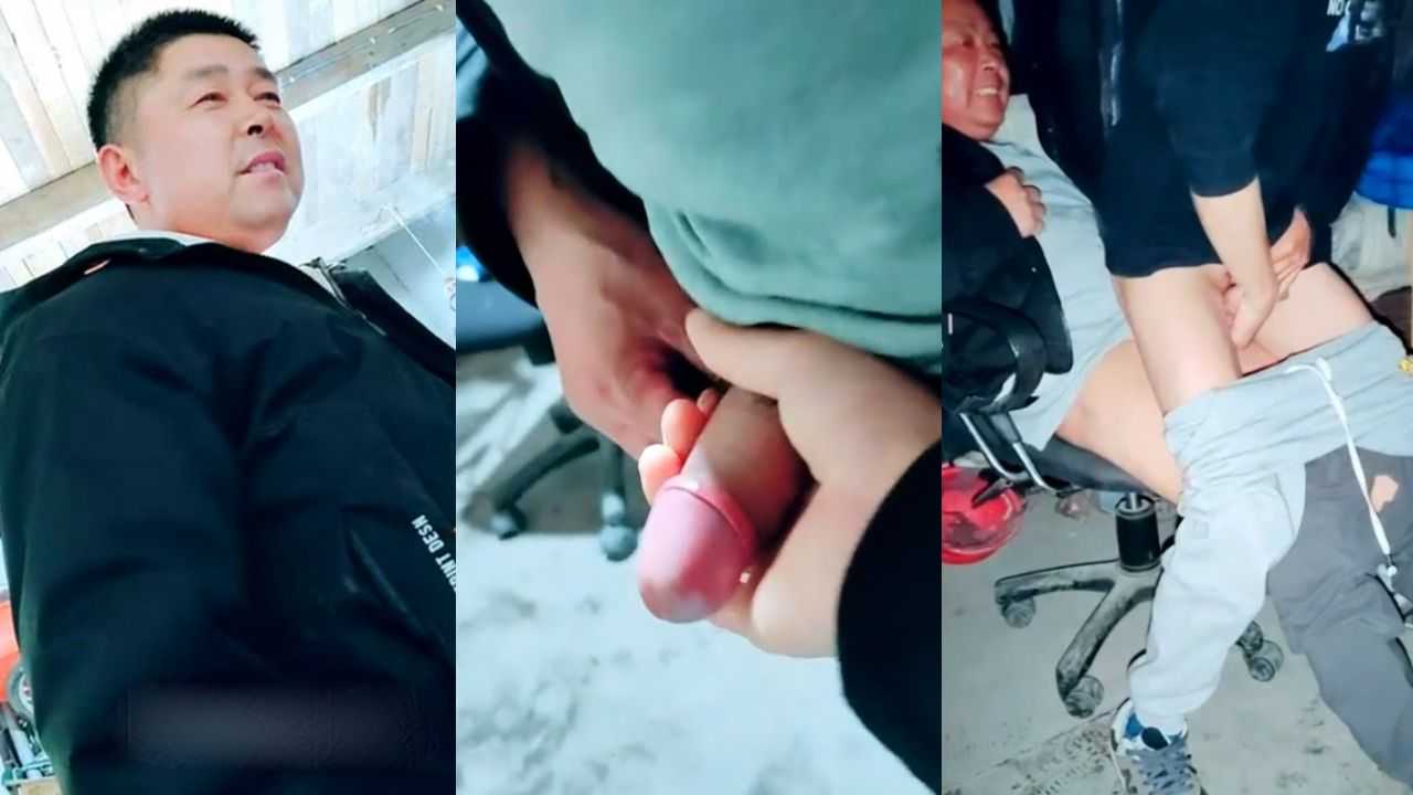 还有梦遗的饥渴叔被猴姐取精