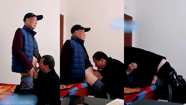 中年约熟年带眼镜帅伯屋内淫乱